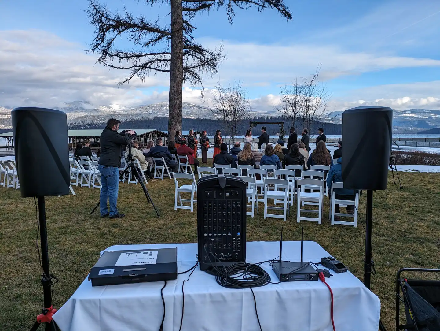 Wedding event with clean, balanced sound